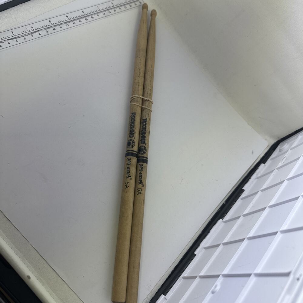 RARE Pro-Mark Rock Band Drum Sticks Official Video Game Accessory Rockband